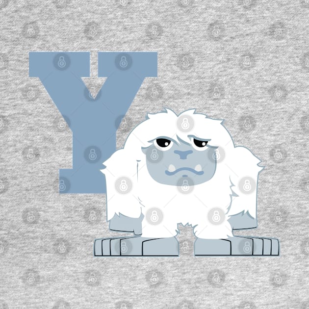 Y is for Yeti by Hedgie Designs